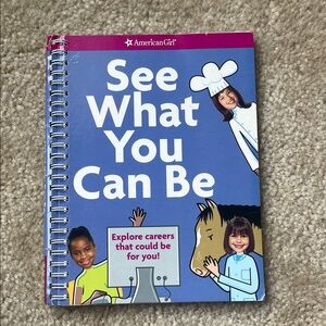 American Girl See What You Can Be Book - Blue and Pink